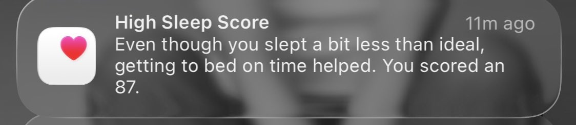 not sure age is catching up on me. hardly got into a deep sleep after a hard run