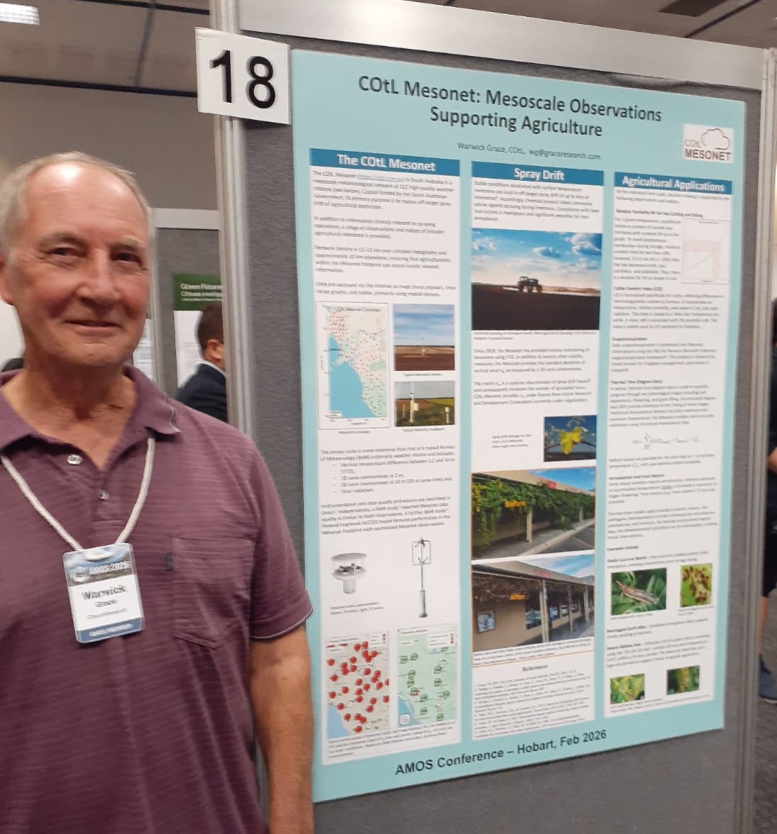 Data quality is important to get right in order to support SA farmers. It's also a complex science. Here's Dr Warwick Grace presenting some of the rigorous data QA we do with the Mesonet at the Australian Meteorological &amp; Oceanographic Society conference in Hobart last week.