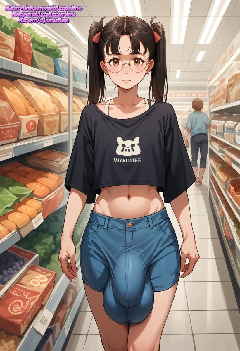 DJxCarline's tweet photo. Bulges in the Supermarket! - Part 4 - #Transgirls #Futanari #Transwomans #Donutasshole #bulge #Hentai More in my Discord! https://t.co/S1qt0UdplS https://t.co/JlVRRcECgM