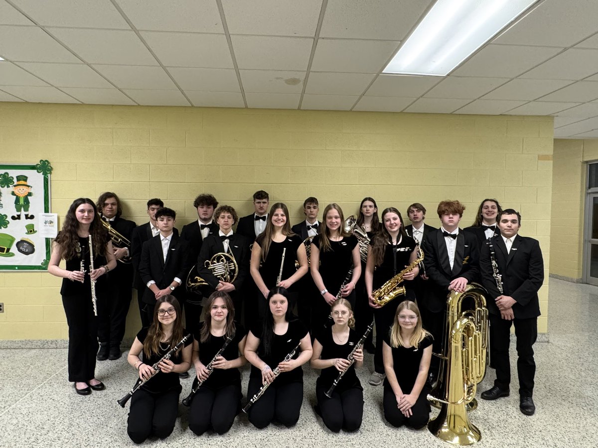 lakelehmanband's tweet photo. Luzerne County Band 2026! Great day with 21 students representing @lakelehmanband! Congrats to Ashlyn who was the recipient of the 7-9 music scholarship! @LLSDKnights #llpride https://t.co/yLSyQMgOj4