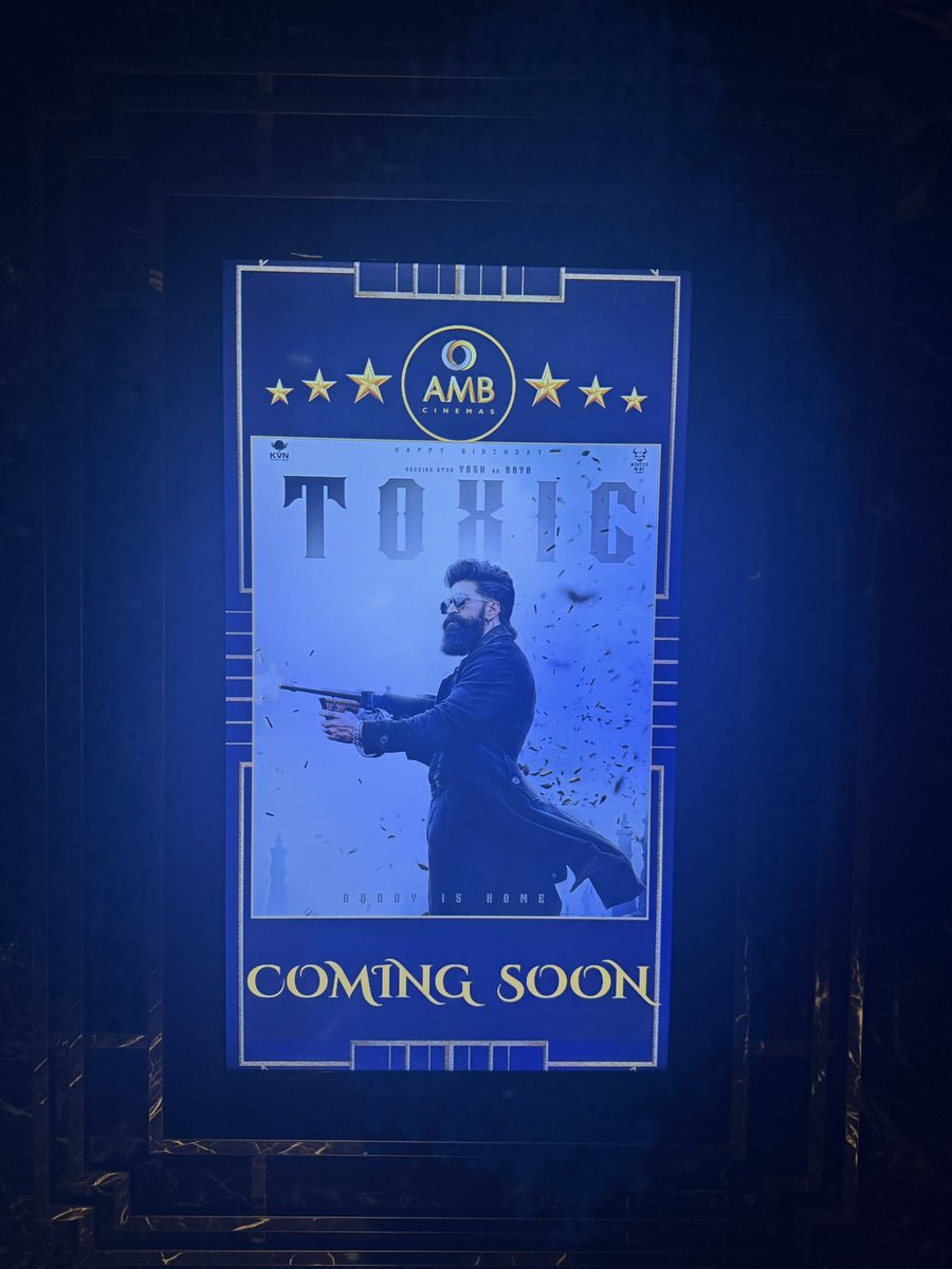 Distributions locked 🔥
Domination from MARCH 19TH 

#ToxicTheMovie    <a href="/TheNameIsYash/">Yash</a> 
#Yash    #ToxicOnMARCH19th