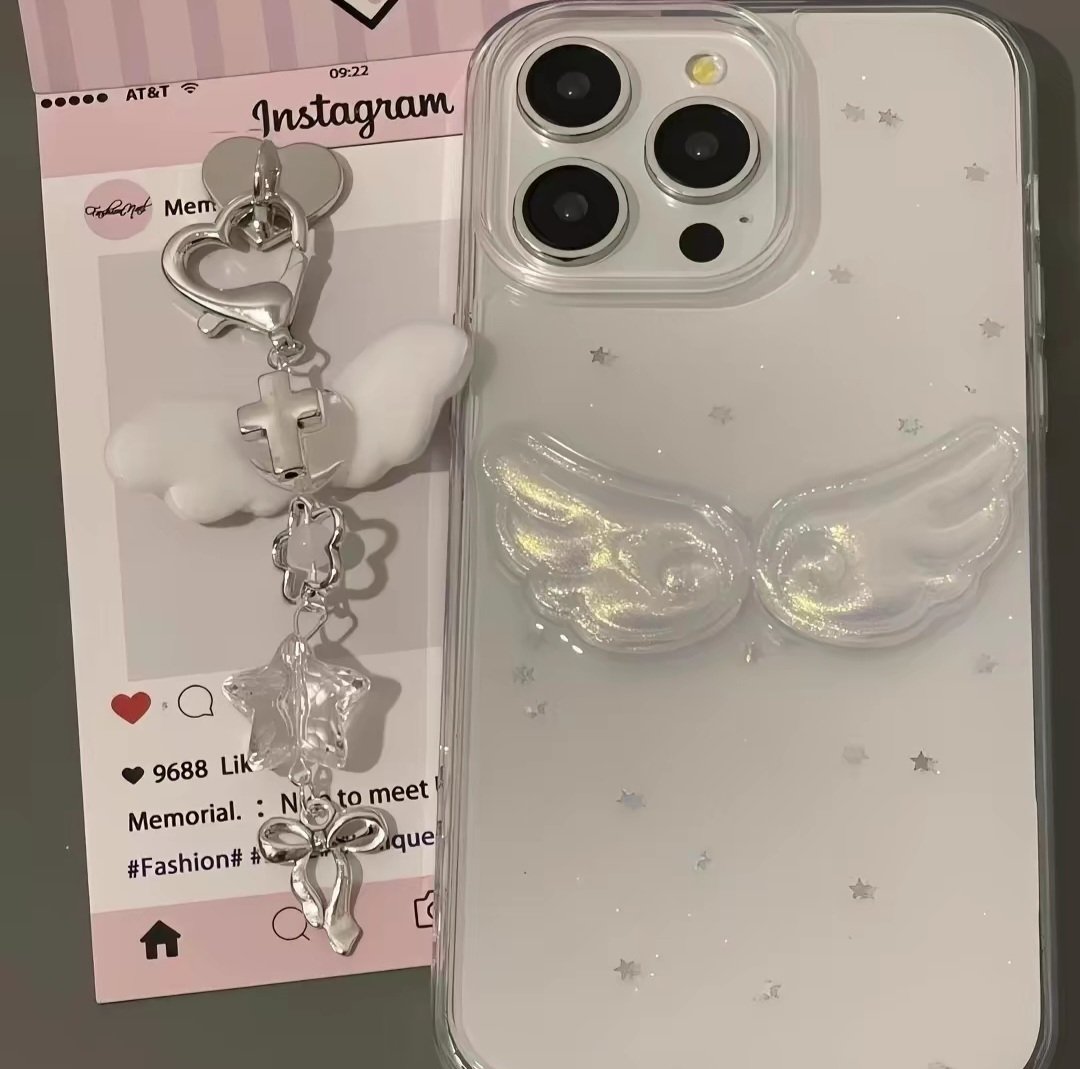 [ INA GO 🇮🇩 ] PO / PRE-ORDER PHONE CASE WHITE WINGS WISHCORE 👼🏻🇨🇳

case only 💵 60k dp 30k
case + keychain 💵 70k dp 40k

✈️ price bersih ina, include air cargo tax (eta ina akhir maret)
➡️ tipe hp bisa check di thread yaa!

🗓 close order: 1 march, 20:00 wib

🏡 go dom tangerang