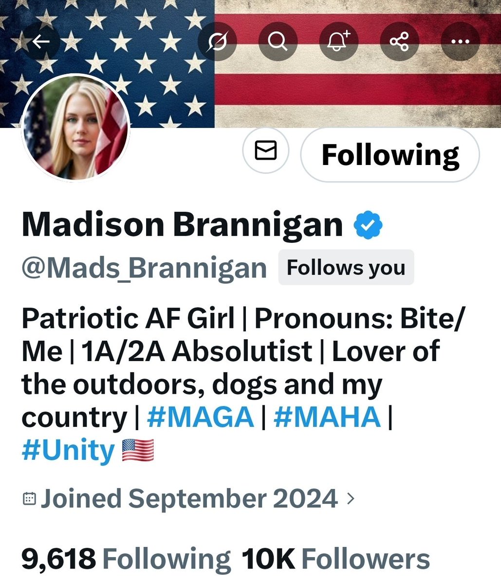 Let's get Madison some more followers!!!
 Follow and repost!!!
<a href="/Mads_Brannigan/">Madison Brannigan</a>