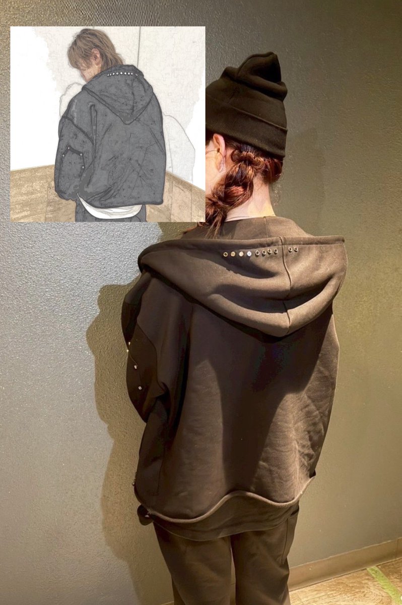 ieiri_order's tweet image. STUDDED ZIP HOODIE&amp;amp; DOUBLE KNEE PANTS &amp;amp; DMC BEANIE
侑くんの真似っ子♡我儘に付き合ってくれてありがと！！
東京カレイベのときに着て行ったら、侑くんに「ナイス👍🏻」って言ってもらえたの嬉しい🥰

#beanie #デイムシャンス #ZIPHOODIE #福澤侑
@damechance28 @fukuzawayuu