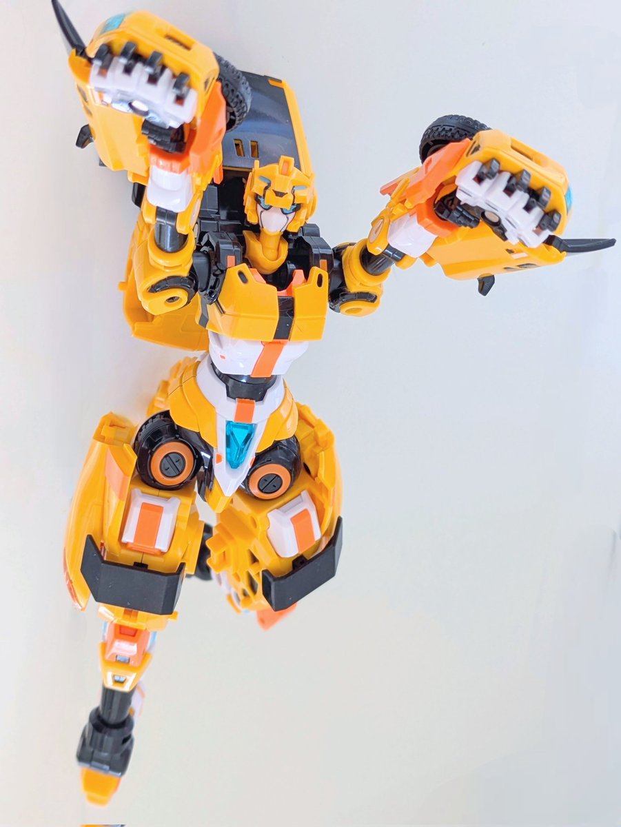 韓国トイ雑記 #メタルカードボットW タキ ガオーのポーズ 通常モードで