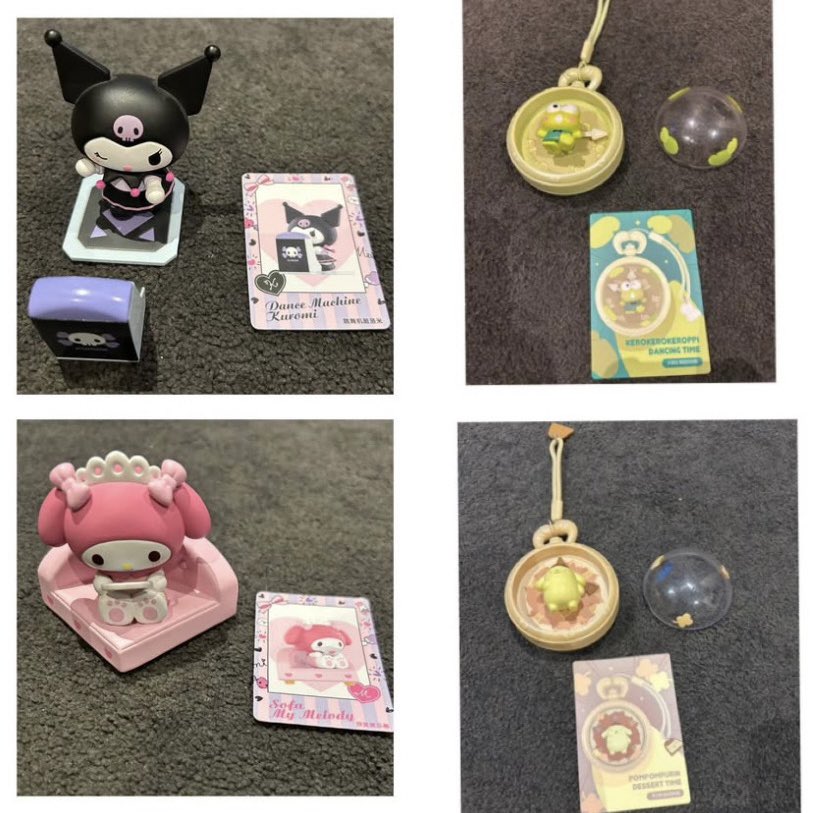 gyxksh's tweet photo. WANT TO SELL
popmart sanrio fall asleep / the wonderful time / sweet bestie series

💰90k each
❌adm oren
📍sby

. wts clearance sale mini figure figures pajangan merchandise official blind box pop mart hello kitty my melody kuromi cinnamoroll toptoy pochacco pekkle purin ina https://t.co/bhBIAf3i7Q