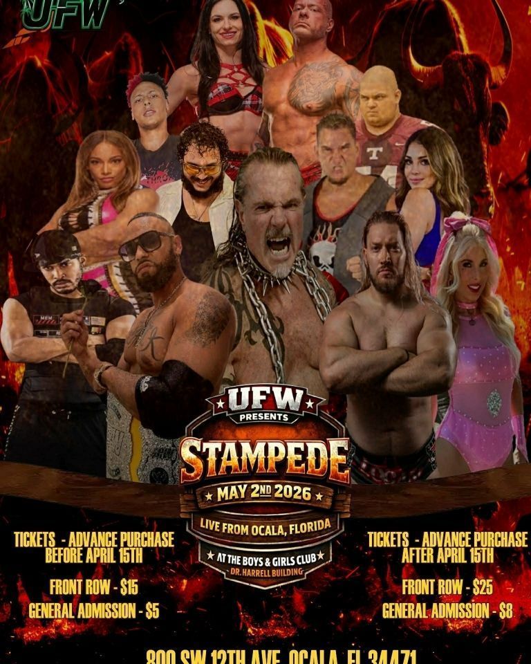 TheEricksonSeth's tweet photo. This May 2nd Ocala Florida UFW Welcomes Your Indy Brony back to the ring!!! Get your tickets early!!! 
Buy before March 15 for the best price!!!!

Use code:IndyBrony 

https://t.co/cRWsIF53wN https://t.co/zQtXKy1wZu