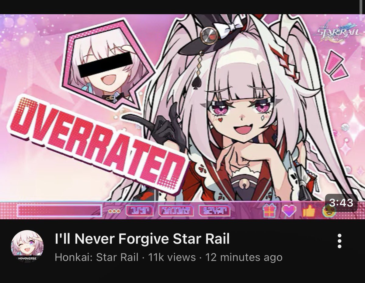 Not them making fun of the hoyo drama farmers thumbnails lmaoooo