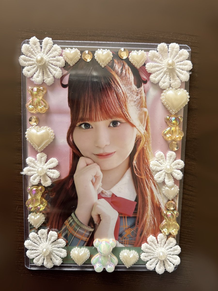 はなちゃんの生写真デコってる時間幸せ🧡 #イコラブ #大場花菜 ちゃん