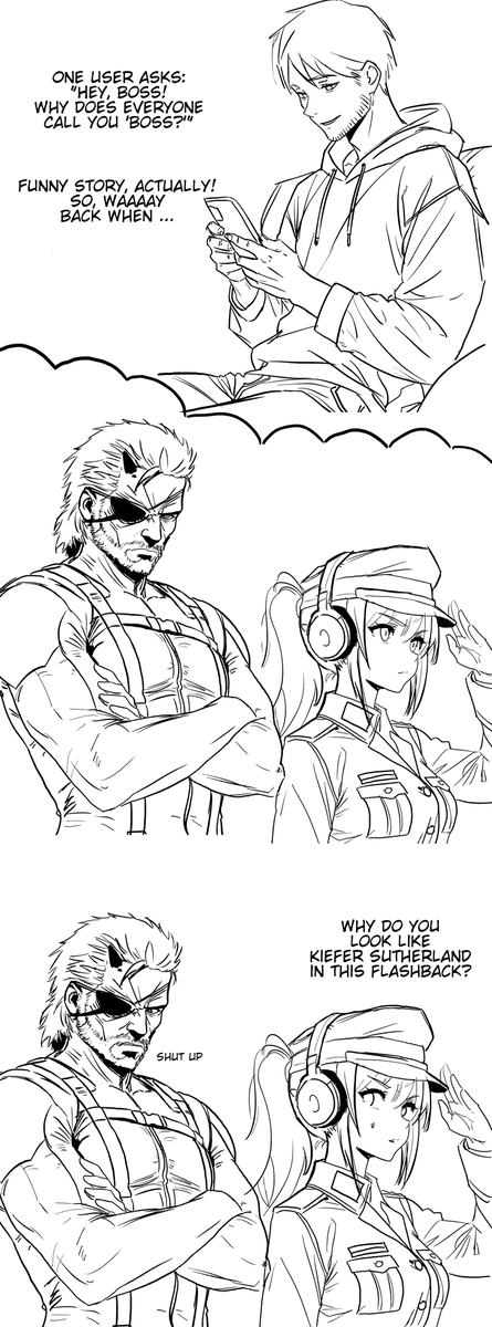 You have to hide your horns in the military, but not the boss; he'll find a way

Some very goofy doodles to celebrate the inevitable big 1 0 0 0!

Thanks everybody!

#art #illustration #animeartist