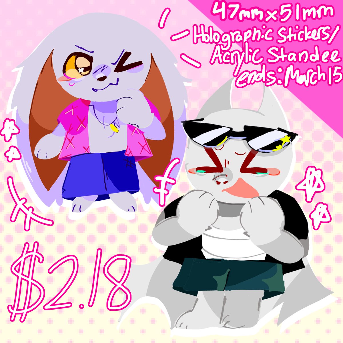 PockyD3's tweet image. I’m selling dane and dopo stickers/standees! #movieunleashers #dds etsy.com/listing/446376…