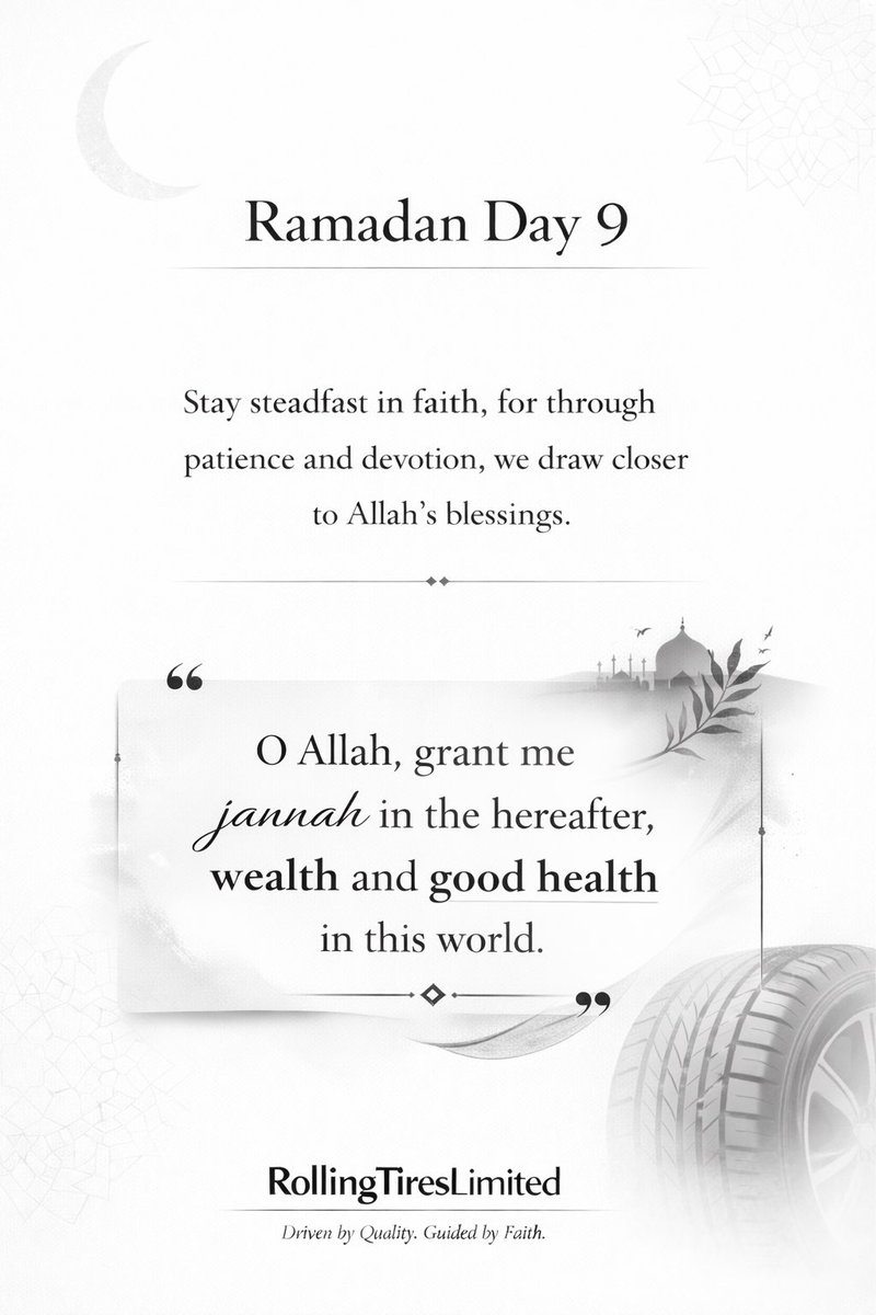rollingtireslim's tweet photo. Ramadan 9 https://t.co/ZTczXe2gLk
