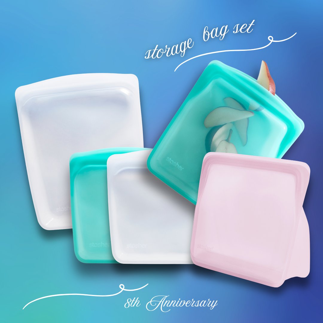 stasherbag_jp's tweet photo. 【公式サイト8thセール限定】Storage bagセット

収納に便利なお得なセットをクリア・アクア・ローズクオーツのキュートカラーでそろえました。
・クリア/アクアEZサンドイッチ＆クリアEZハーフガロンセット
・EZクォートアクア
・スタンドアップミディアムローズクォーツ
https://t.co/pDajiA32uo https://t.co/nRO2an5nKx