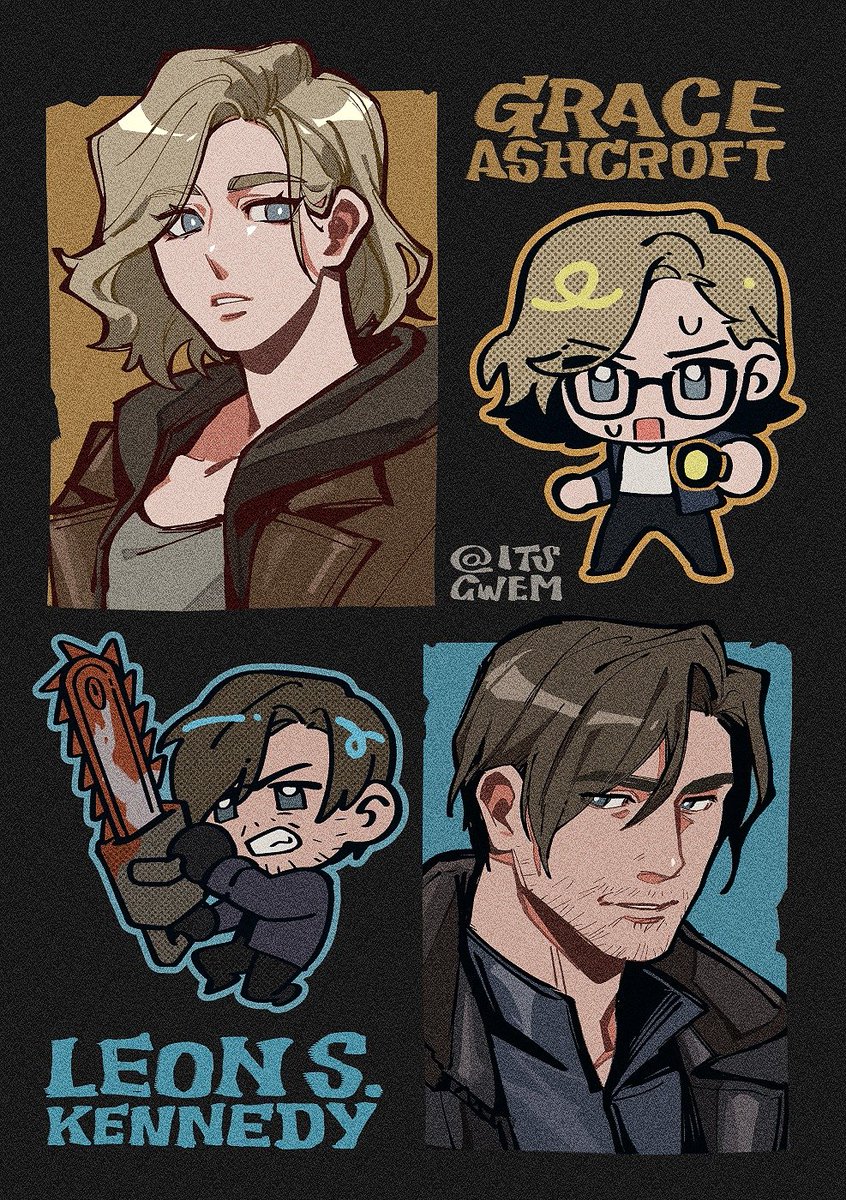 my life kinda went to shit for a while (a year?), but I'm back working on comm and stuff. 

one of my merch pieces for #ComicSquare9. happy #re9 Day! wish y'all have fun! and hope I'll get to play it someday after I finish this pile of work.

#CQ9 I17-18
7-8 Mar. 2025
Union Mall