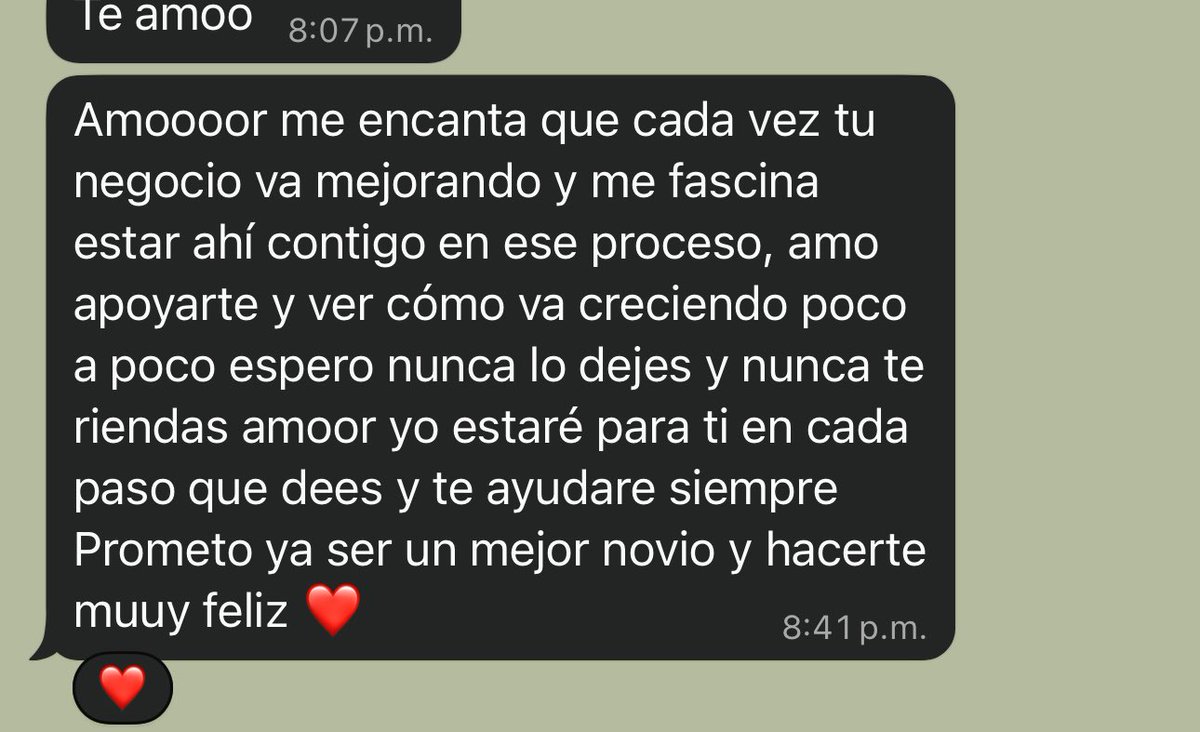 KarenMerced06's tweet photo. Hoy me nació compartir mensajitos que me mando mi novio el día de hoy 🥰 https://t.co/qX1950Uwgj