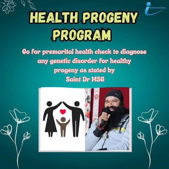 AnjuRavinder's tweet image. विवाह से पहले लड़का और लड़की का मेडिकल चेकअप कराना बहुत जरूरी है ताकि दोनों में से किसी को भी कोई बीमारी ना हो #CompatibilityTest
#ThingsToCheckForMarriage
Saint Gurmeet Ram Rahim Ji की प्रेरणा से बच्चे ऐसा कर रहे हैं