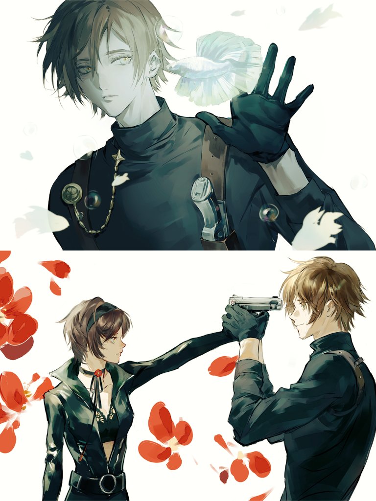 把老图拼了一下，调个色
冴市，，冴市
 #カラマリ