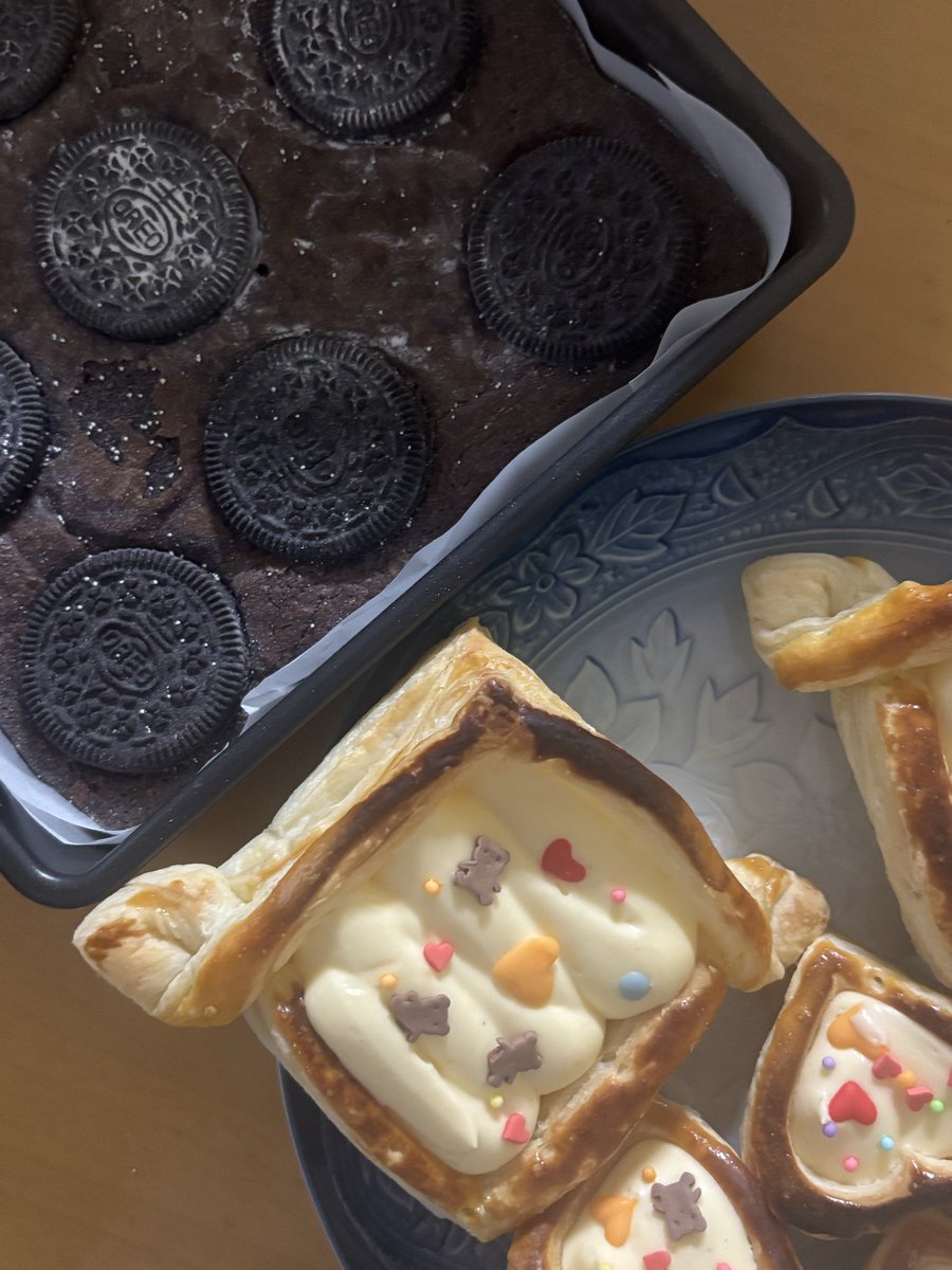 natya_2454's tweet photo. 最近お菓子作りしかしてない。 https://t.co/A7cwcTU9Hr