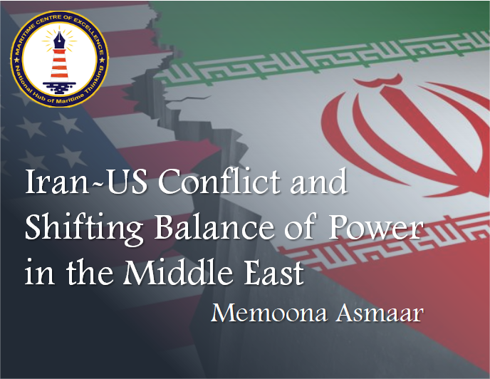 MCE Insights | Iran-US Conflict and Shifting Balance of Power in the Middle East
Memoona Asmaar | Global Defense Insight

The Iran–US crisis extends beyond nuclear disputes and reflects a deeper regional power struggle shaped by shifting alliances, Israel’s security calculations,
