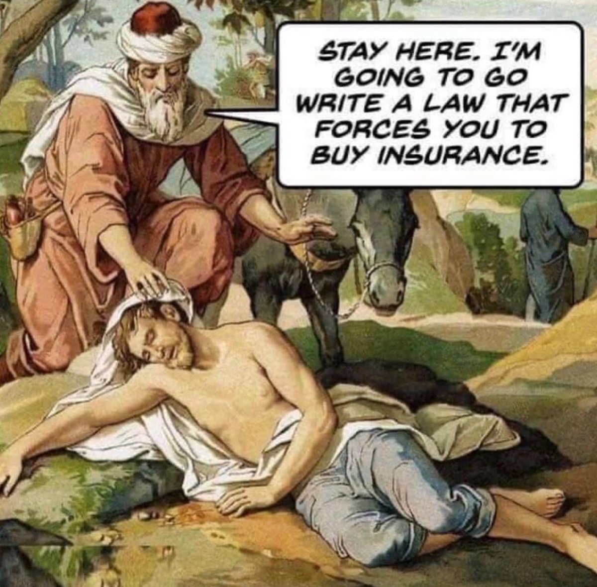 The leftist Good Samaritan