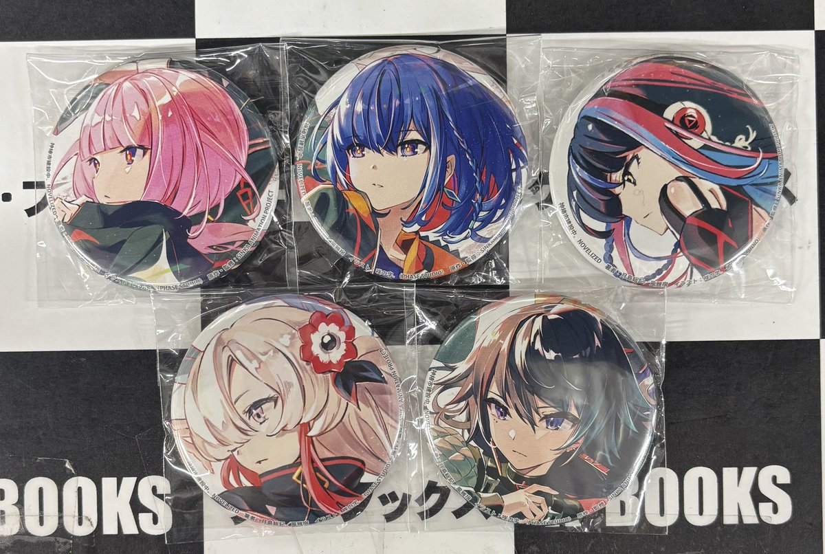 入荷情報】 神椿スタジオ 神椿市建設中。NOVELIZED 缶バッジ5個セット