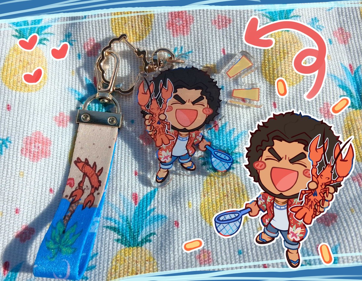 [SHOP OPEN!🎉]

Made a few ichiban lanyard keychains I'm excited to sell! Any support is greatly appreciated 💖💖
#LikeADragon 

🔗⬇️