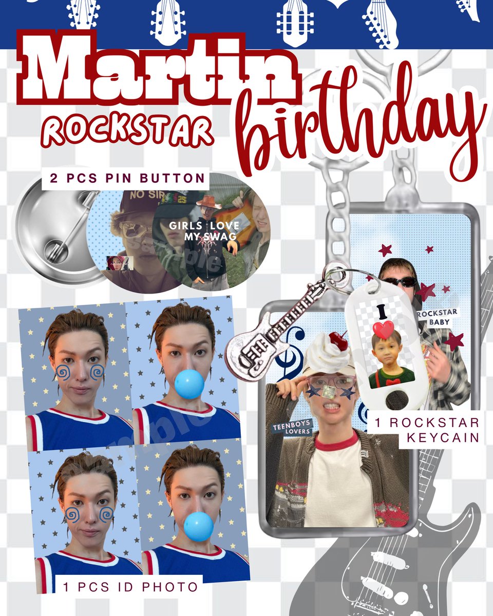 🩵Martin rockstar birthday🎸
by : <a href="/koobipaws/">key🦷</a> 

🗯️how to claim ?
ʚ rt &amp; like this post
ʚ 1 person 1 kit 
ʚ write ur @ on notes 

🧺limited qty
id.shp.ee/baJi1UQN 
ʚ claim on 3.3 [19.00] wib
ʚ will be set 14.820 &amp; [no rf]