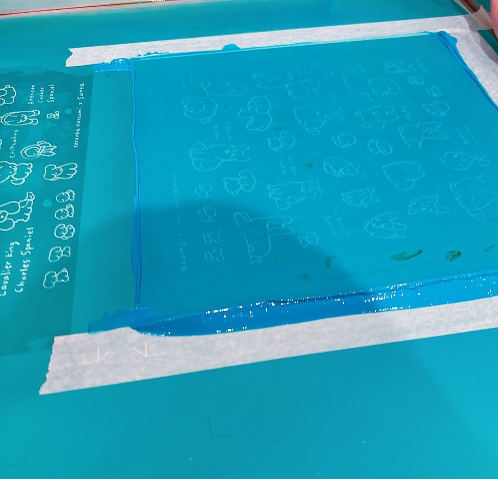 シルクスクリーン体験してきたよ🐶 限定カラーのピンクにテラコッタ