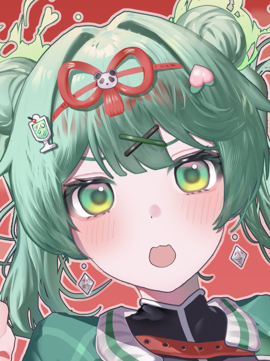 ハオミク、可愛いお顔描けたので共有
