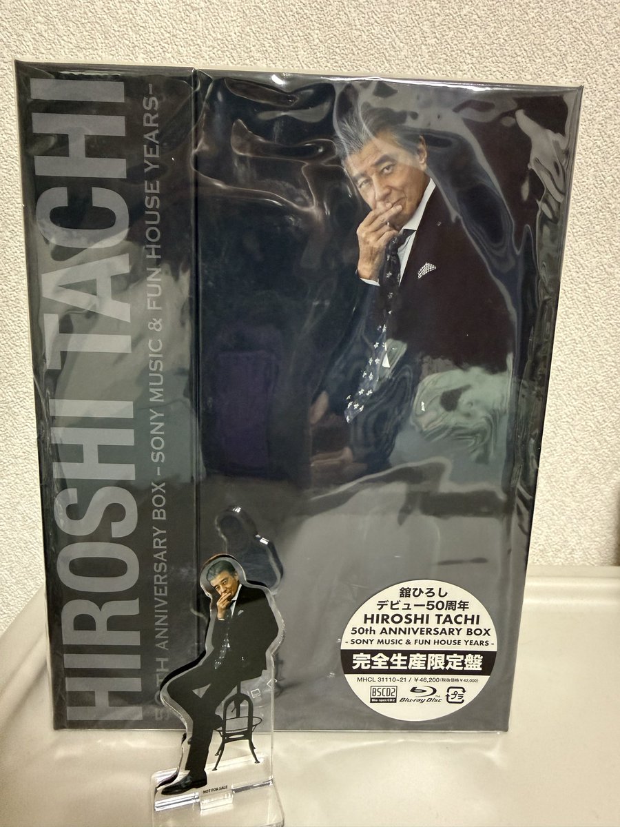 今日！！舘ひろし様の！！デビュー50周年記念BOXきましたっ
