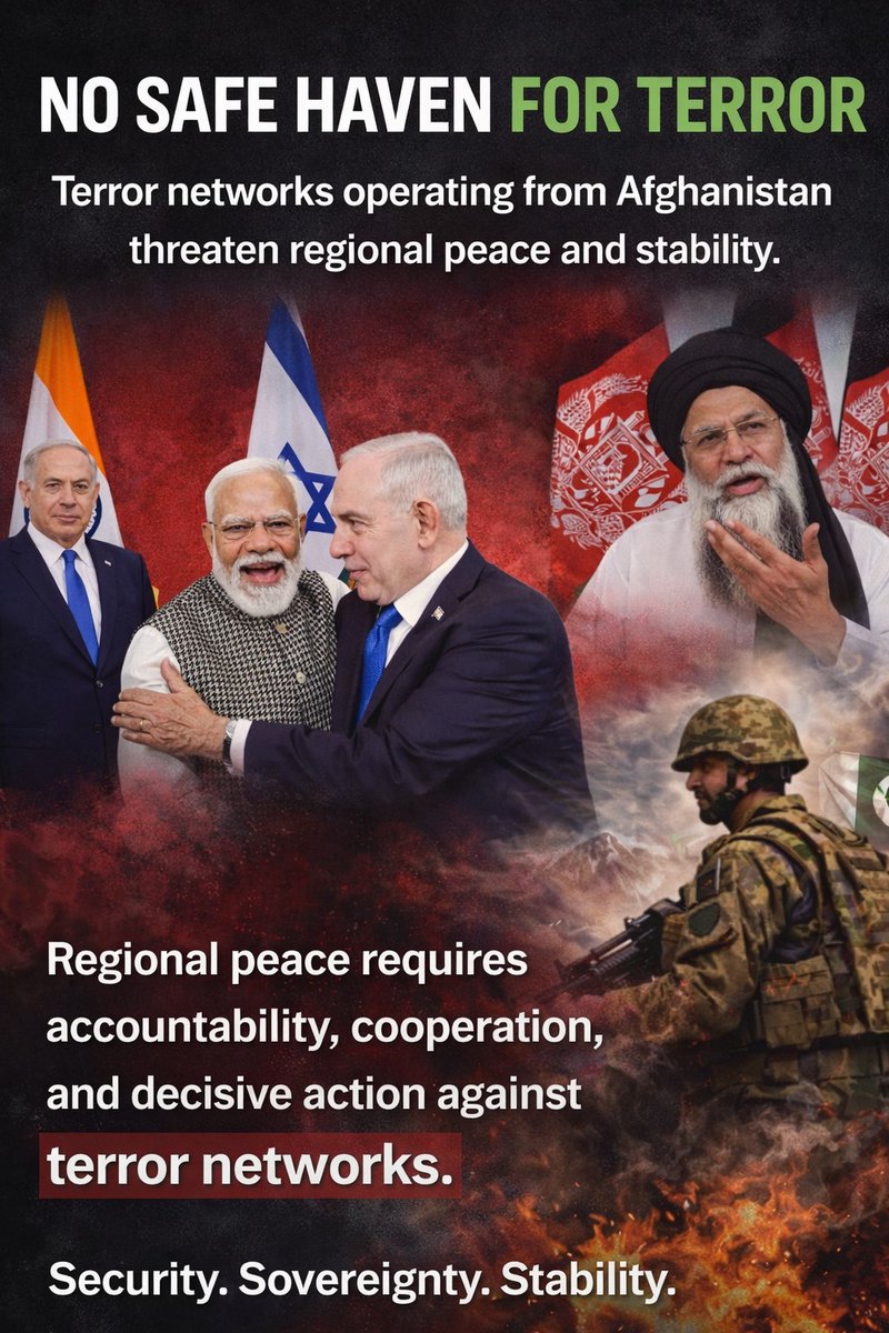 N__r_fat's tweet image. NO SAFE HAVEN FOR TERROR
Terror networks operating from Afghanistan threaten regional peace and stability.
#ExposeThePlot #RegionalStability
#ModiNatanExposed #SayNoToTerror #PakistanZindabad #airstrike #AfghanistanPakistanWar #آپریشن_غضب_للحق #airstrikes