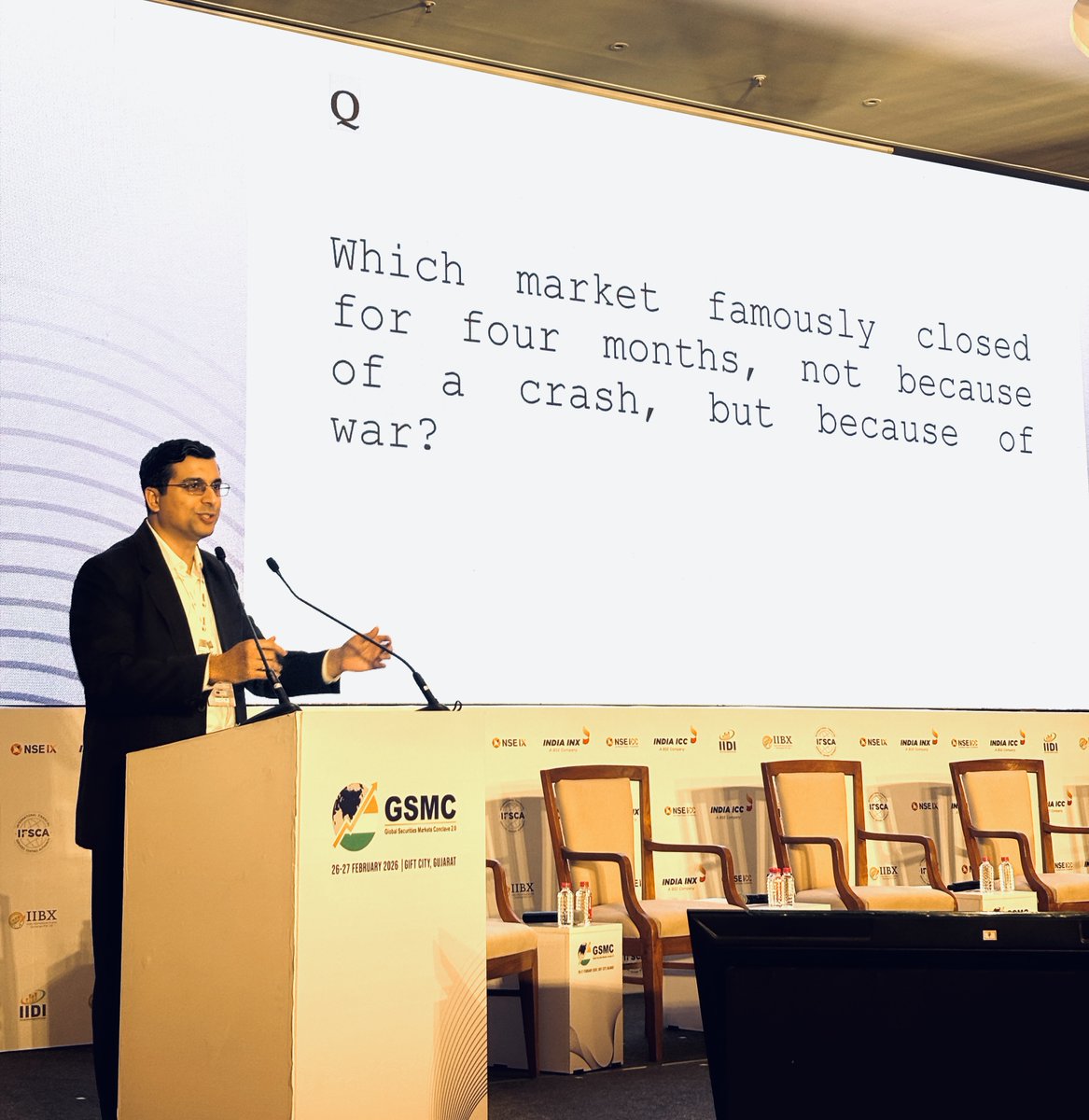 Global Securities Markets Conclave (GSMC) tweet media