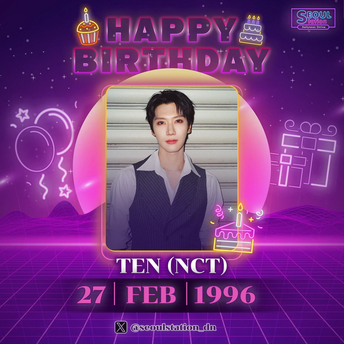 #SeoulStation : สุขสันต์วันเกิด #TEN #NCT นะค่าา 🎂💖
.
แฟนๆ มาร่วมอวยพรให้กับเตนล์กันค่าาา 💐🎉
.
#테니생일이야_안나줘 
#HAPPYTENDAY
#เดลินิวส์