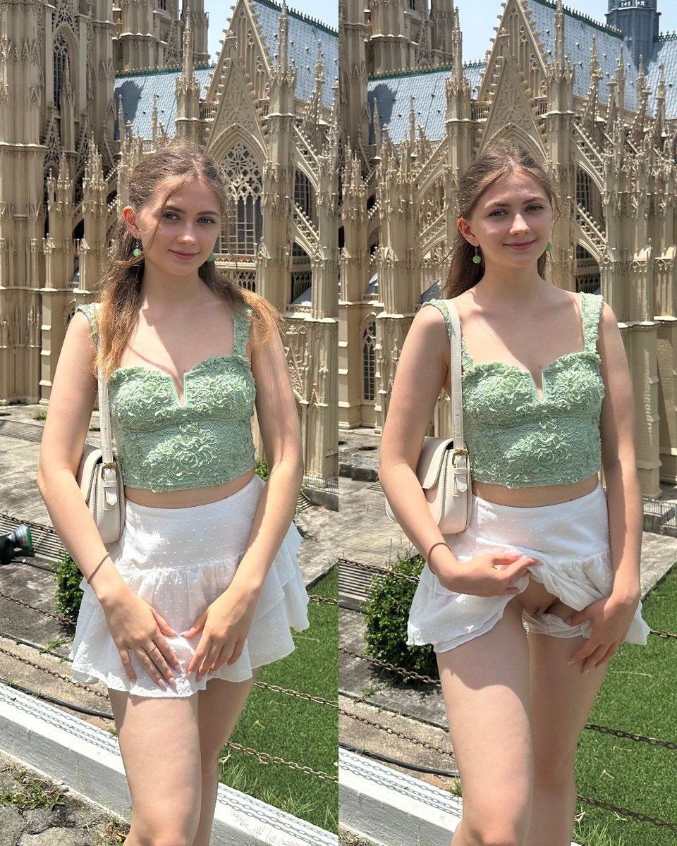 A beautiful girl showing her elegance dressing.