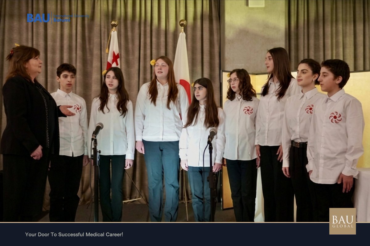 🔵 The Rector of BAU International University Batumi, Irine Imerlishvili, attended the official reception dedicated to the Birthday of the Emperor of Japan at the invitation of the Ambassador Extraordinary and Plenipotentiary of Japan to Georgia.