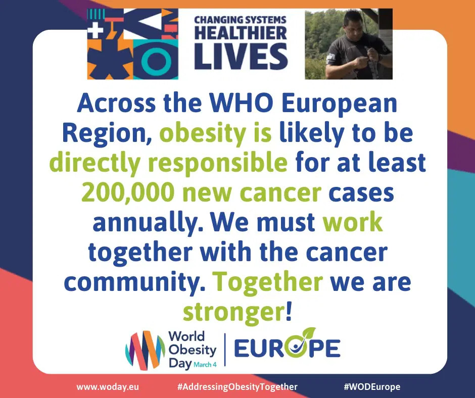 EASOobesity's tweet image. By approaching #obesity in the same way as other non-communicable diseases, we could prevent complications of obesity and other major #NCDs.

Get involved with #WODEurope on March 4 2026!

@ObesityDayEU
#WorldObesityDayEurope