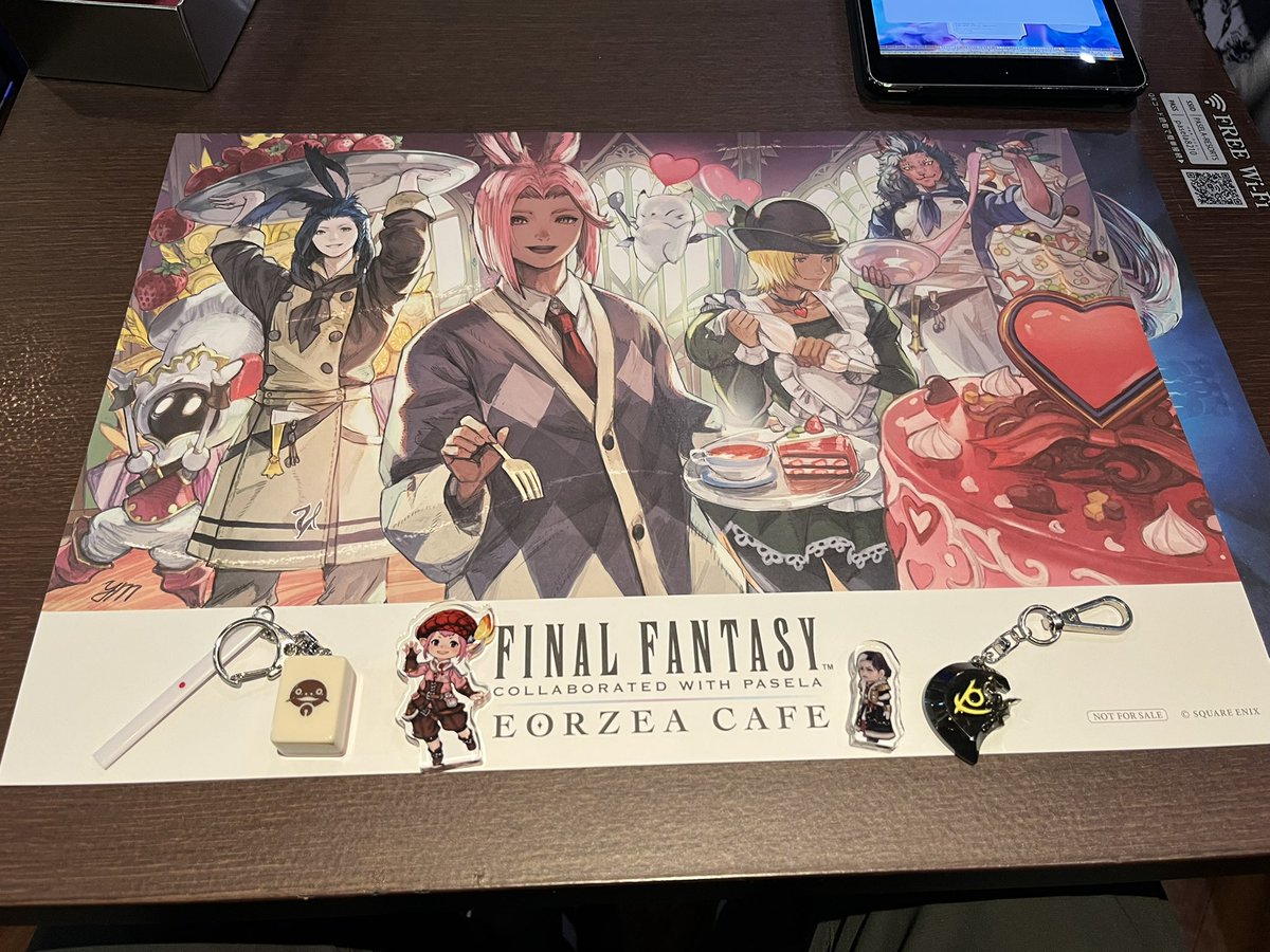 今日もログイン完了✓ タタルちゃんとエメおじも添えて… ・:*+.(( °ω