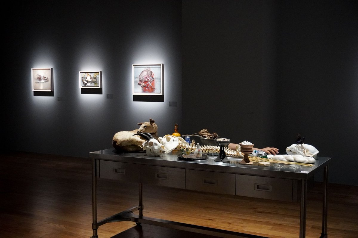TokyoArtBeat_JP's tweet photo. 「諏訪敦｜きみはうつくしい」（WHAT MUSEUM）レポート。母の死をきっかけに到達した新境地とは？ 
https://t.co/xlPLlbr8k3 
最新作《汀にて》など、初公開の約30点を展示。会期は3月1日まで。 https://t.co/sb0KqFsnJP