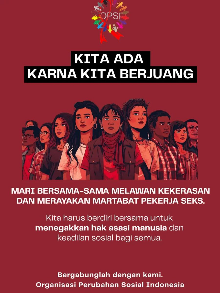 Manusia berhak atas rasa aman, perlindungan yang  tanpa terkecuali. dalam bentuk apa pun terhadap pekerja seks, baik fisik, verbal, seksual, maupun ekonomi, adalah pelanggaran hak asasi manusia.  HAM.#lawankekerasan#adakarenaberjuang #perlindunganhukumperempun