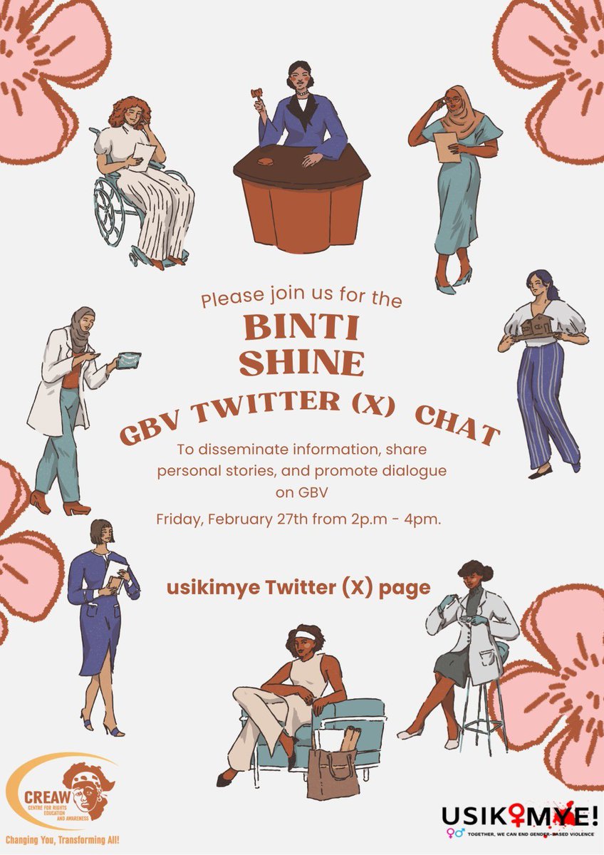 SumbahN's tweet photo. Join us today as we speak boldly about GBV, SRHR and the power of girls to SHINE. Binti Shine is here to empower, protect and inform our girls. #BintiShine #Usikimye @usikimye @CREAWKenya https://t.co/BzkexKrljN