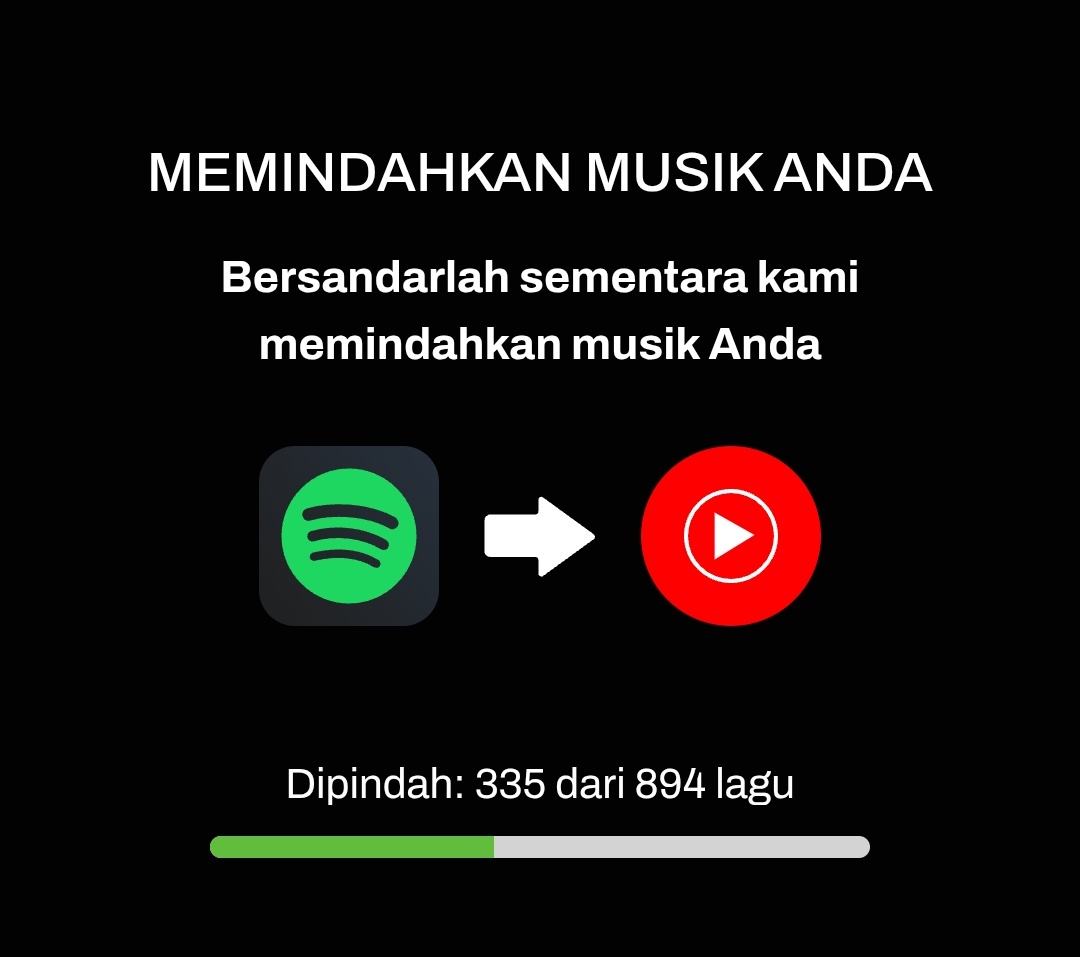Masih pelajari yt music wkwk.. baru tau bisa dipindah playlist dari spotify ke yt music. Pindahin dulu sebelum di delete 😅