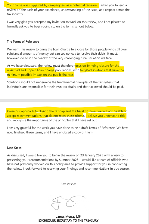 wealthagent's tweet photo. It seems very clear that the outcome of the McCann #loancharge 'Review' was agreed at the outset and the Reviewer would know his job was to help HMRC get more cash. It had nothing to do with "Fairness for all taxpayers". https://t.co/Fp1GOhJzUH