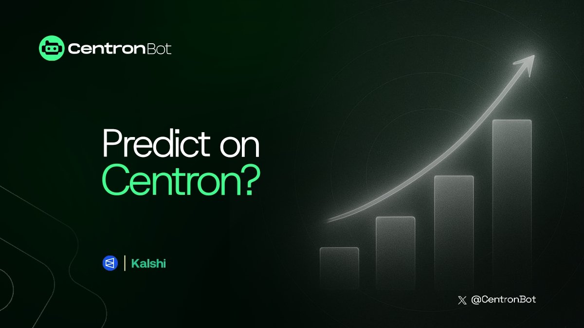 Gm everyone.

It’s been over a year since we launched <a href="/CentronBot/">Centron</a> and now we’re exploring adding another product.

Prediction markets have been getting more attention lately, and the demand feels real. But we don’t want to build something just for the sake of it or solve a