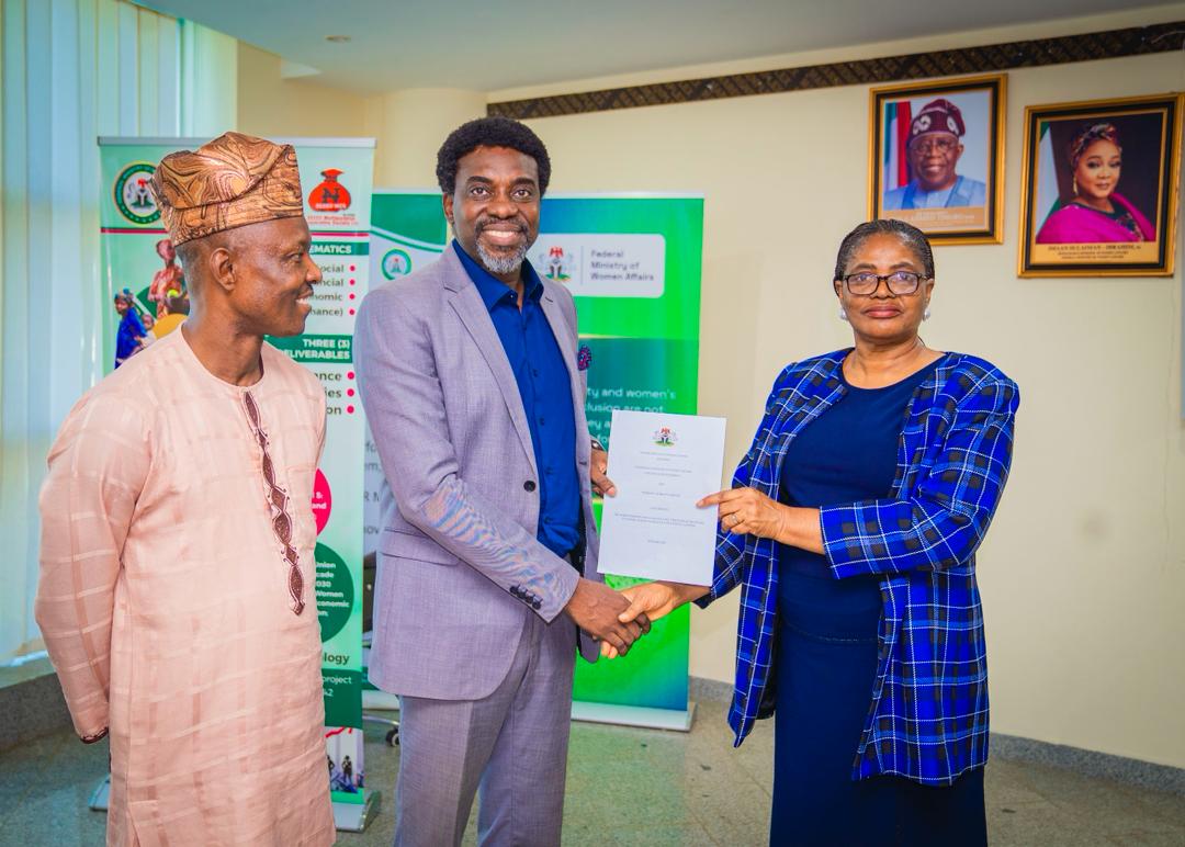 XavierEyamba's tweet photo. Breaking News: Federal Ministry of Women Affairs - Green Economy Empowerment 774 #GEE774 

On February 26, 2026, under the leadership @hm_womenaffairs  announced a groundbreaking initiative to empower 10,000 Nigerian women and with electric tricycles https://t.co/mxqP2DkdwM