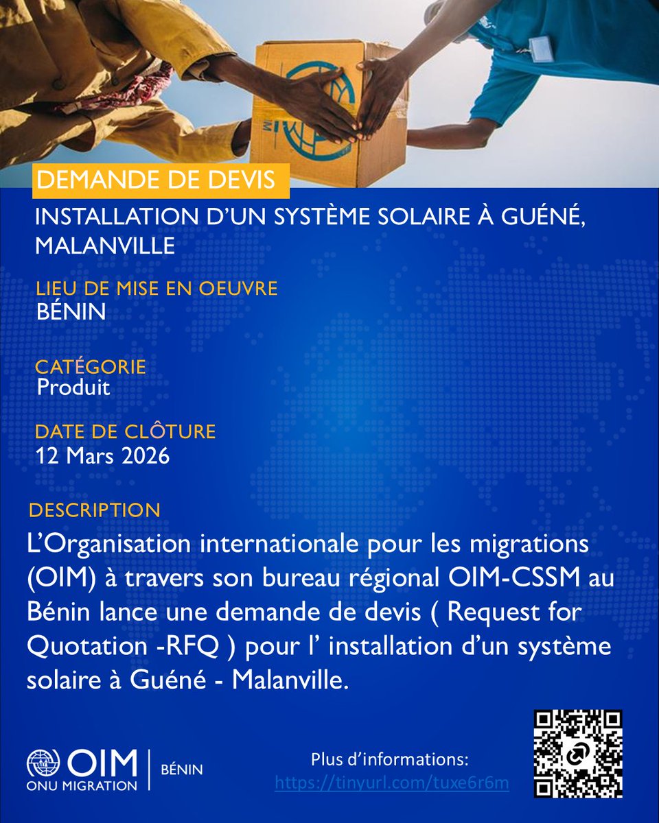 OIM Bénin tweet media