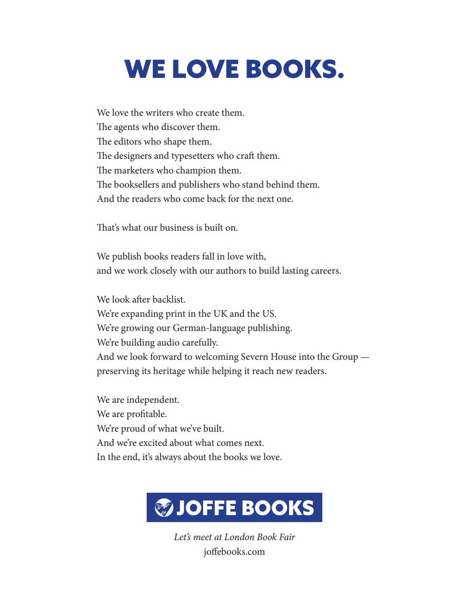 JOFFE BOOKS tweet media