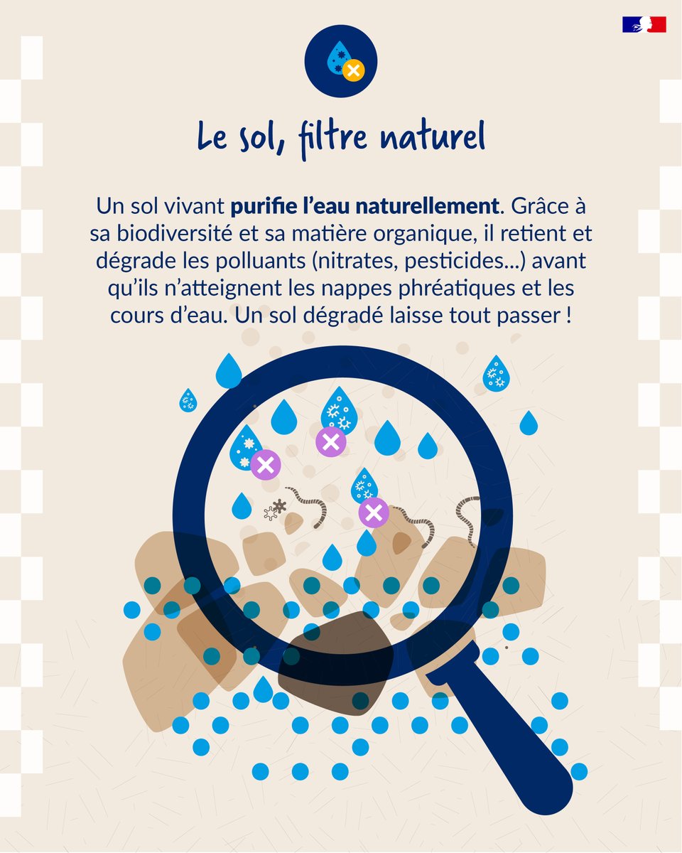 Les sols ont des pouvoirs invisibles, oui mais lesquels ?! Protéger la qualité et la quantité des ressources en eau, on vous explique pourquoi 🤩
