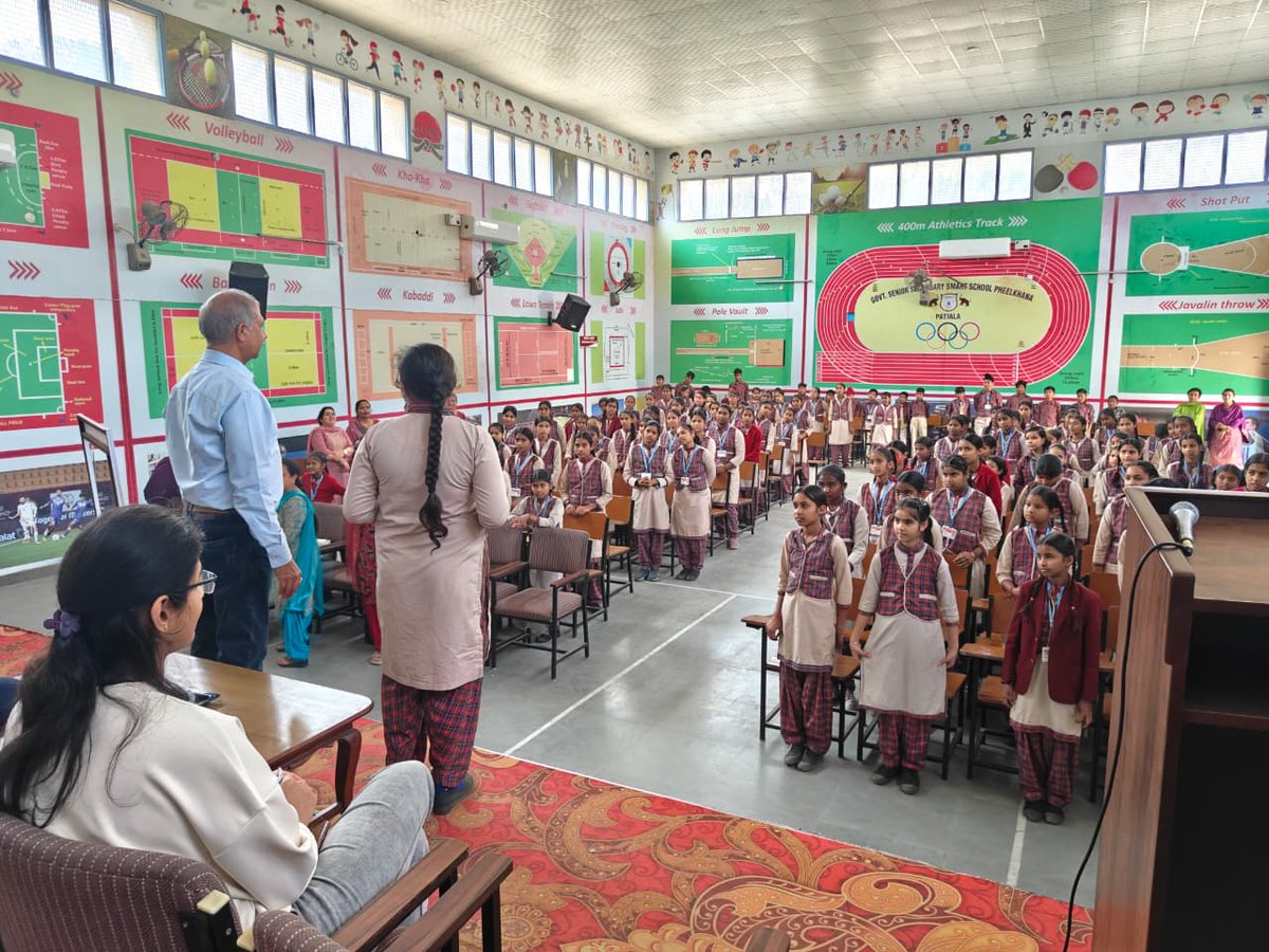 fci_pta's tweet photo. मंडल कार्यालय,पटियाला द्वारा Govt. Senior Secondary Smart School "School of Eminence" Pheelkhana, Patiala में "बच्चों में साफ सफाई और स्वच्छता" के प्रति जागरूकता पैदा करने के लिए स्कूल जागरूकता शिविर आयोजित किया गया जिसमें 125 से अधिक विद्यार्थी एवं शिक्षको ने भाग लिया। https://t.co/jNShp6Et6A