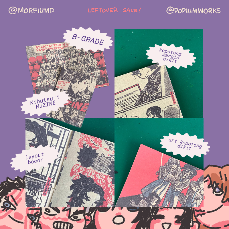 morfiumd's tweet photo. ANATOMMY &amp; MuZINE tidak akan restock lagi namun ada sedikit sisa serta ⚠️BANYAK BANGET⚠️ stok B-GRADE! Detail faulty tertera di gambar, harga miring bgt buat nutup operasional aja hehe yuk abi$in

https://t.co/ctapfw3wuB https://t.co/O30lfDIMXh