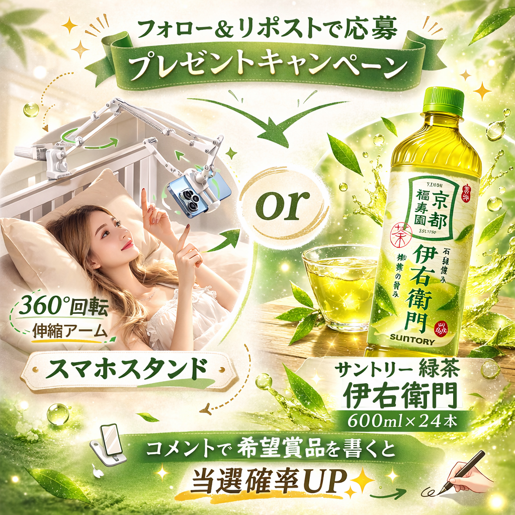 モニター❣️ #キャンペーン実施中 フォロー&RTだけで当たる✓ ＼ 賞品